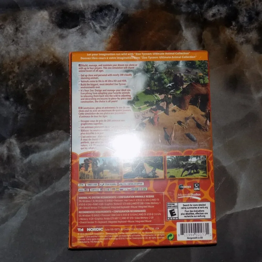 Zoo Tycoon Ultimate Animal Collection (2018 PC Game) Win 10/8/7 NEW